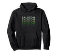 Saluton Esperanto 70S Sunset Aesthetic Hoodie - Trendy Graphic Unisex - T-Shirt, Sweatshirt, Hoodie
