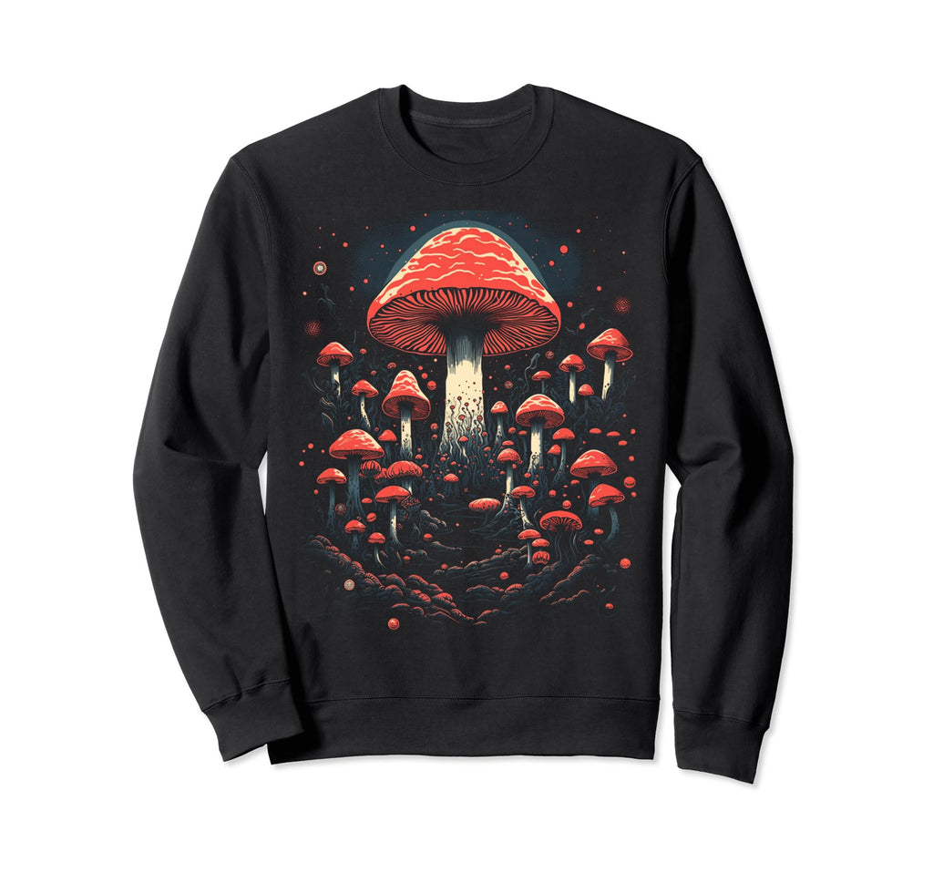 Mushroom 70S 80S 90S 4 Sweatshirt - Streetwear Style for Adults - T-Shirt, Sweatshirt, Hoodie