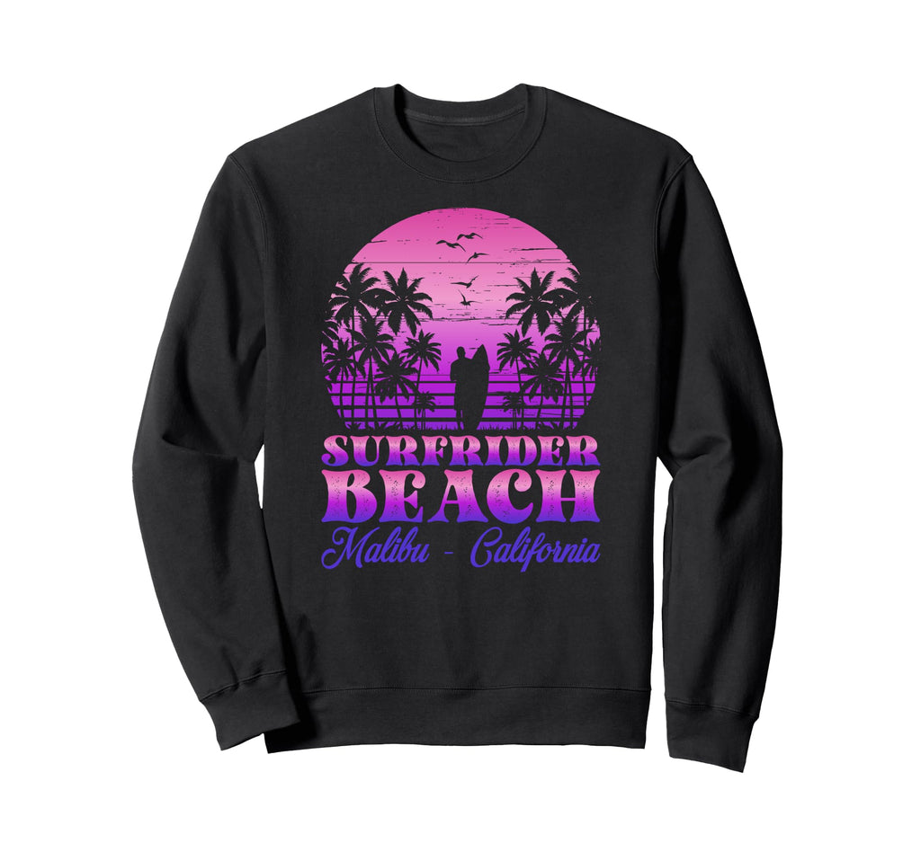 Waves Sunsets Surfrider Beach Sweatshirt - Casual Everyday Wear Unisex - T-Shirt, Sweatshirt, Hoodie