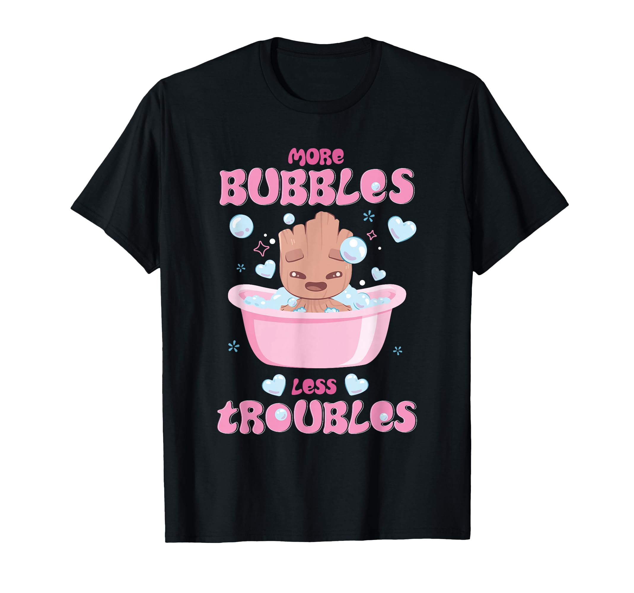 Marvel Groot Bath More Bubbles Less T-Shirt - Graphic Print Unisex - T-Shirt, Sweatshirt, Hoodie