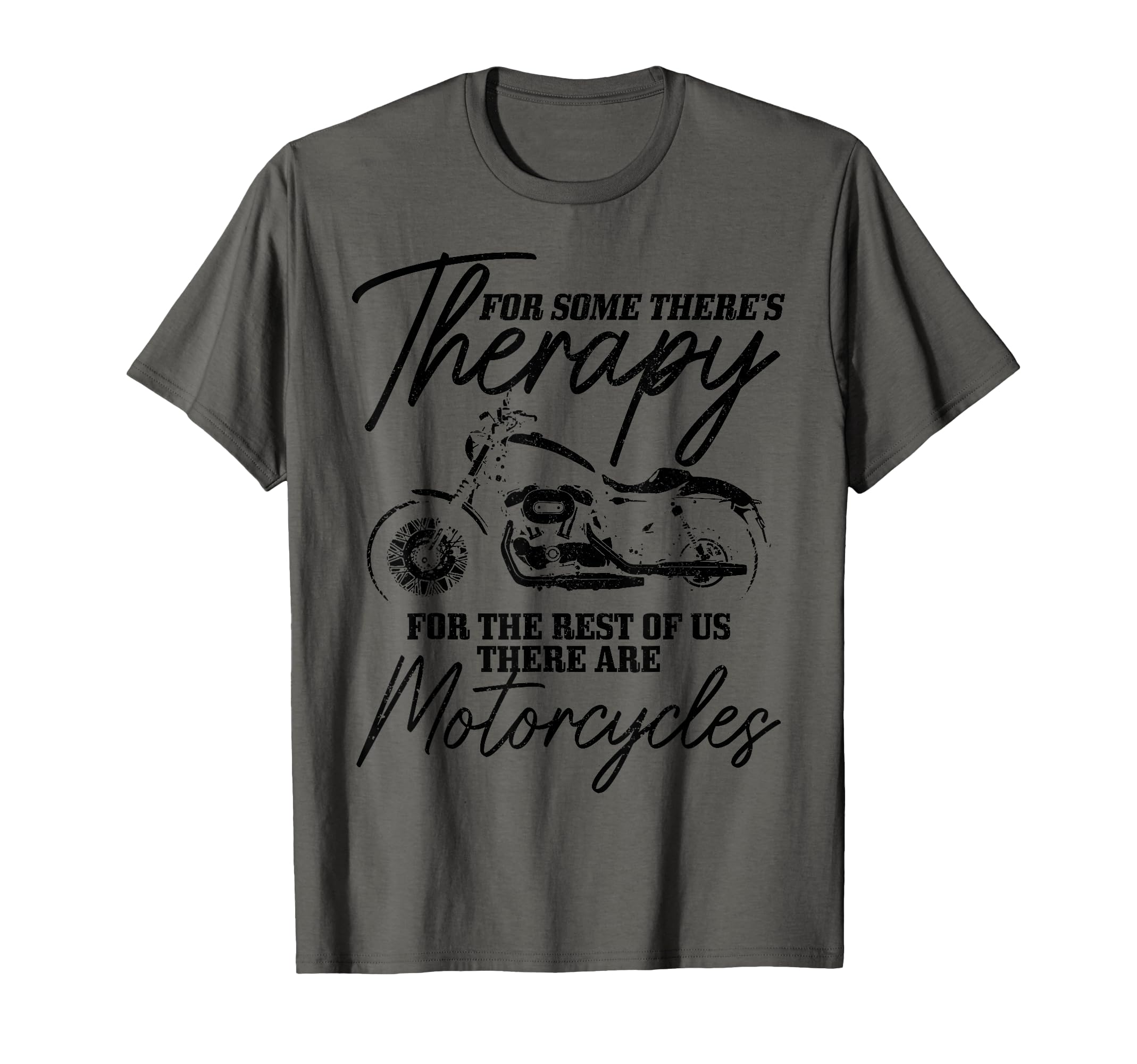 Biker Therapy Motorcycle Funny Biker T-Shirt - Trendy Graphic for Adults - T-Shirt, Sweatshirt, Hoodie