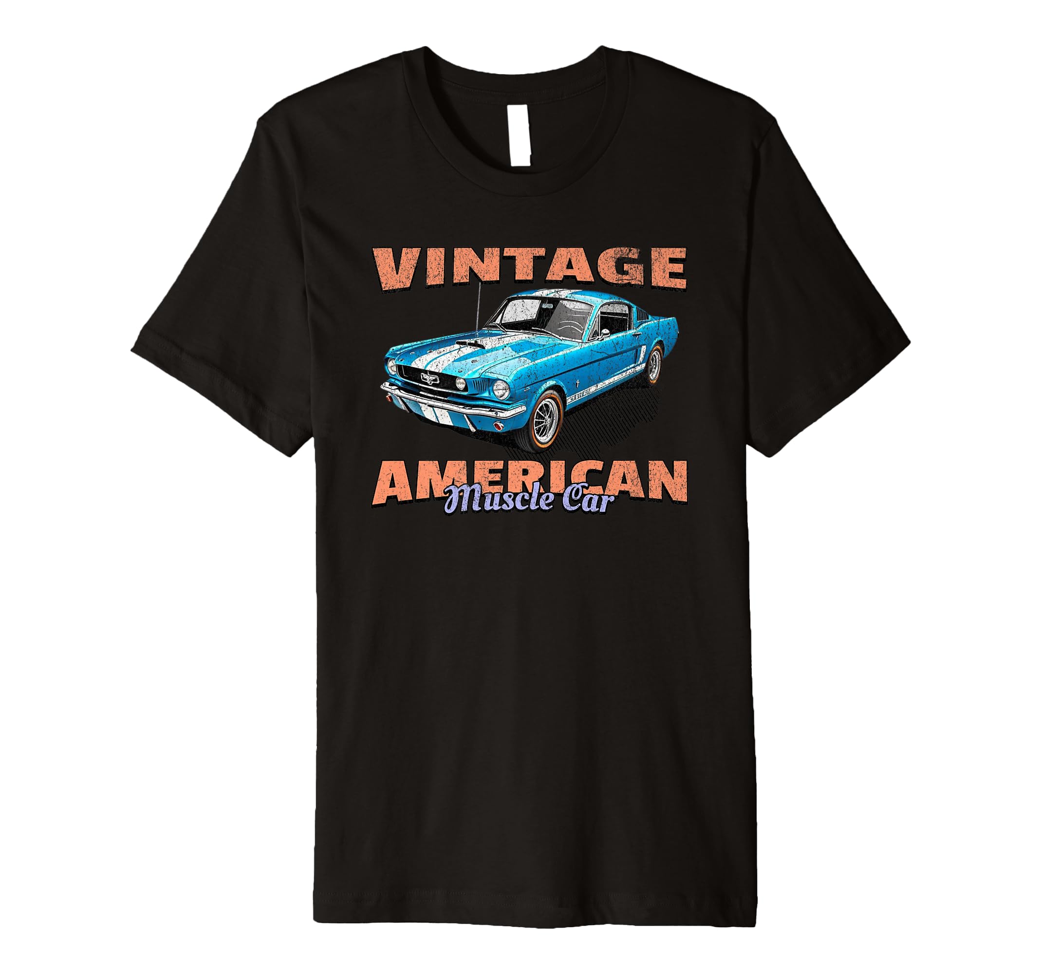 American Muscle Car Car T-Shirt - Custom Art Print Unisex - T-Shirt, Sweatshirt, Hoodie