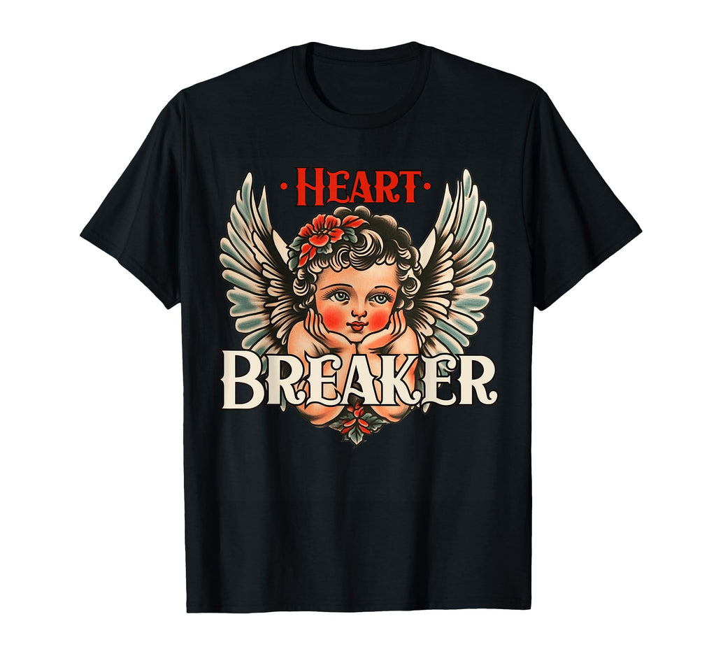 Valentines Heart Breaker Cupid Flash T-Shirt - Unique Graphic Men Women - T-Shirt, Sweatshirt, Hoodie