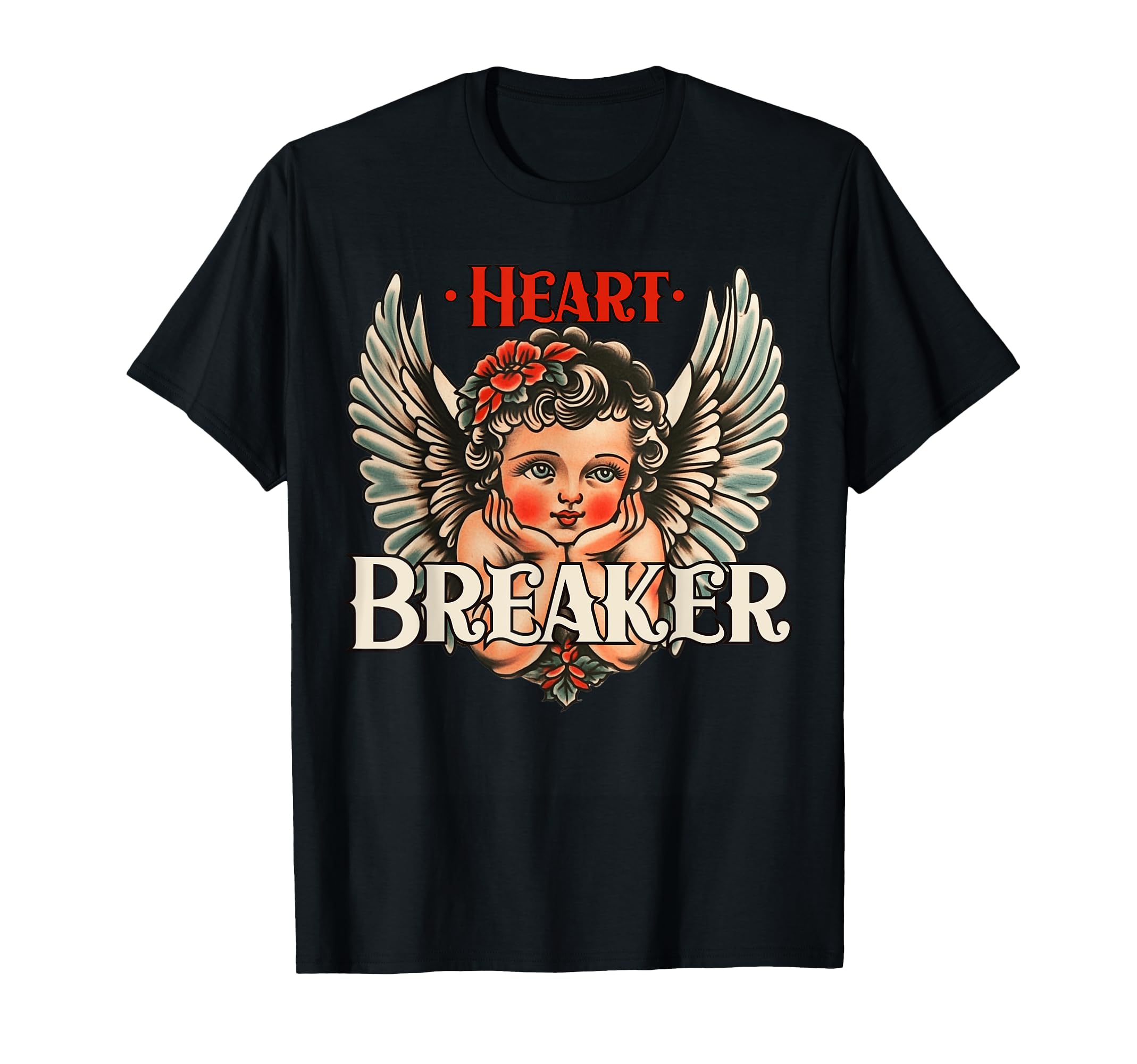 Valentines Heart Breaker Cupid Flash T-Shirt - Unique Graphic Men Women - T-Shirt, Sweatshirt, Hoodie