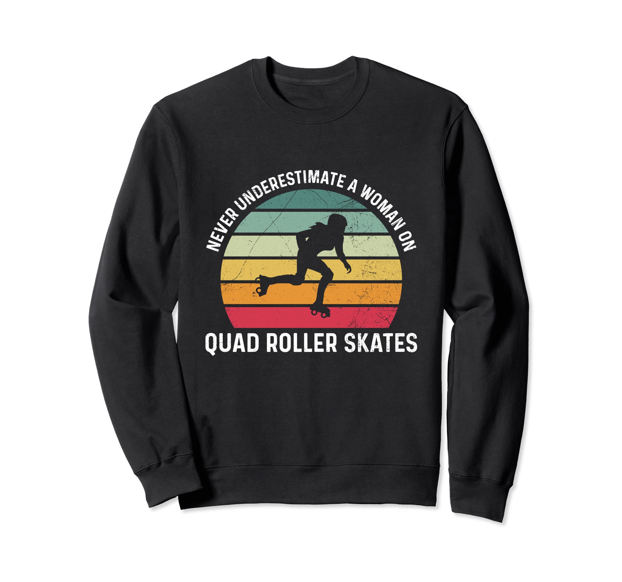80S Skates Your Roller Skater Wife Sweatshirt - Custom Art Print for Adults - T-Shirt, Sweatshirt, Hoodie