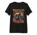 Motorcycles Mascara Motorcycle Tri T-Shirt - Trendy Graphic for Adults - T-Shirt, Sweatshirt, Hoodie
