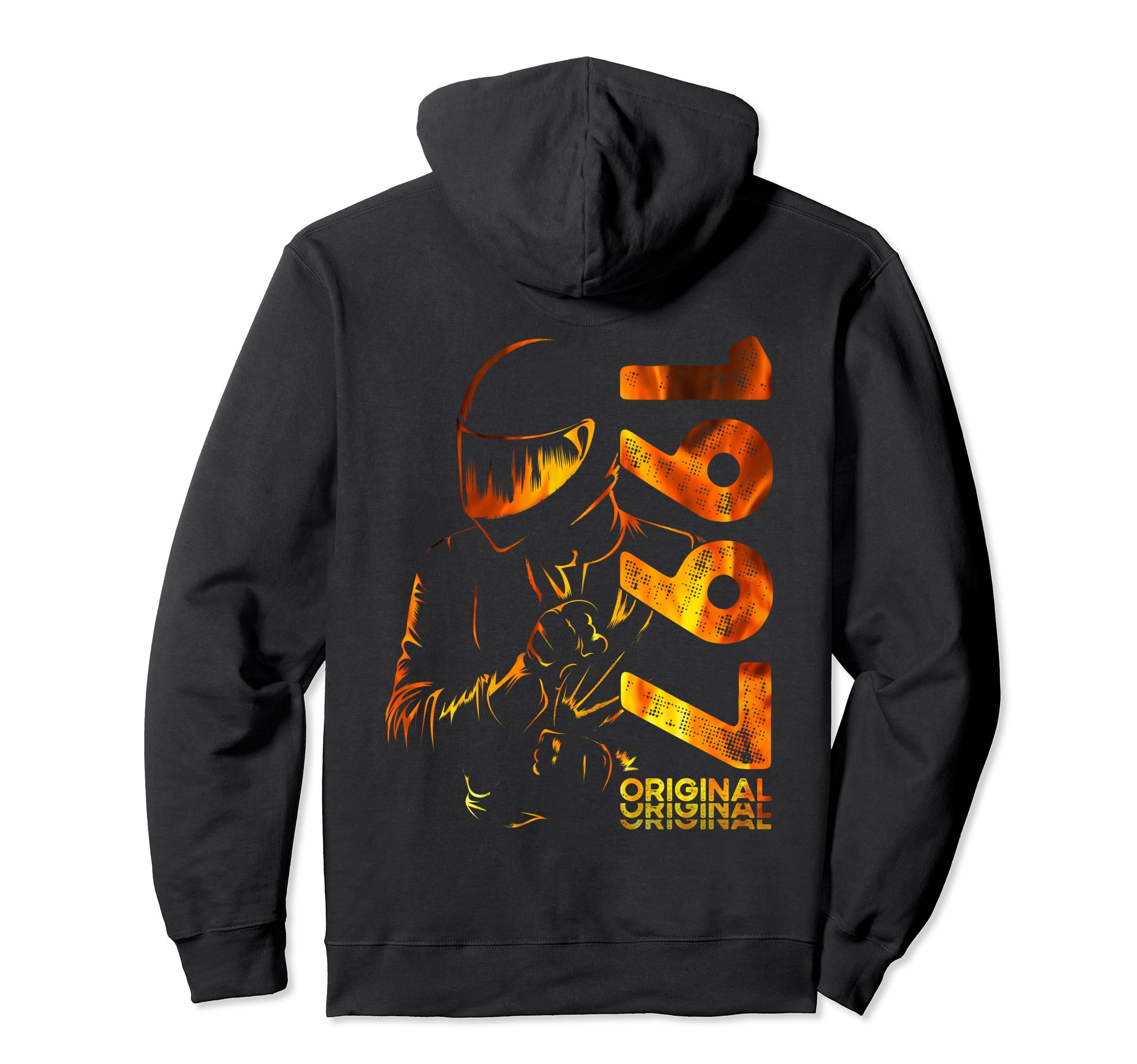 27Th Birthday Motorcycle Motorcyclist Hoodie - Fun Novelty Design Unisex - T-Shirt, Sweatshirt, Hoodie