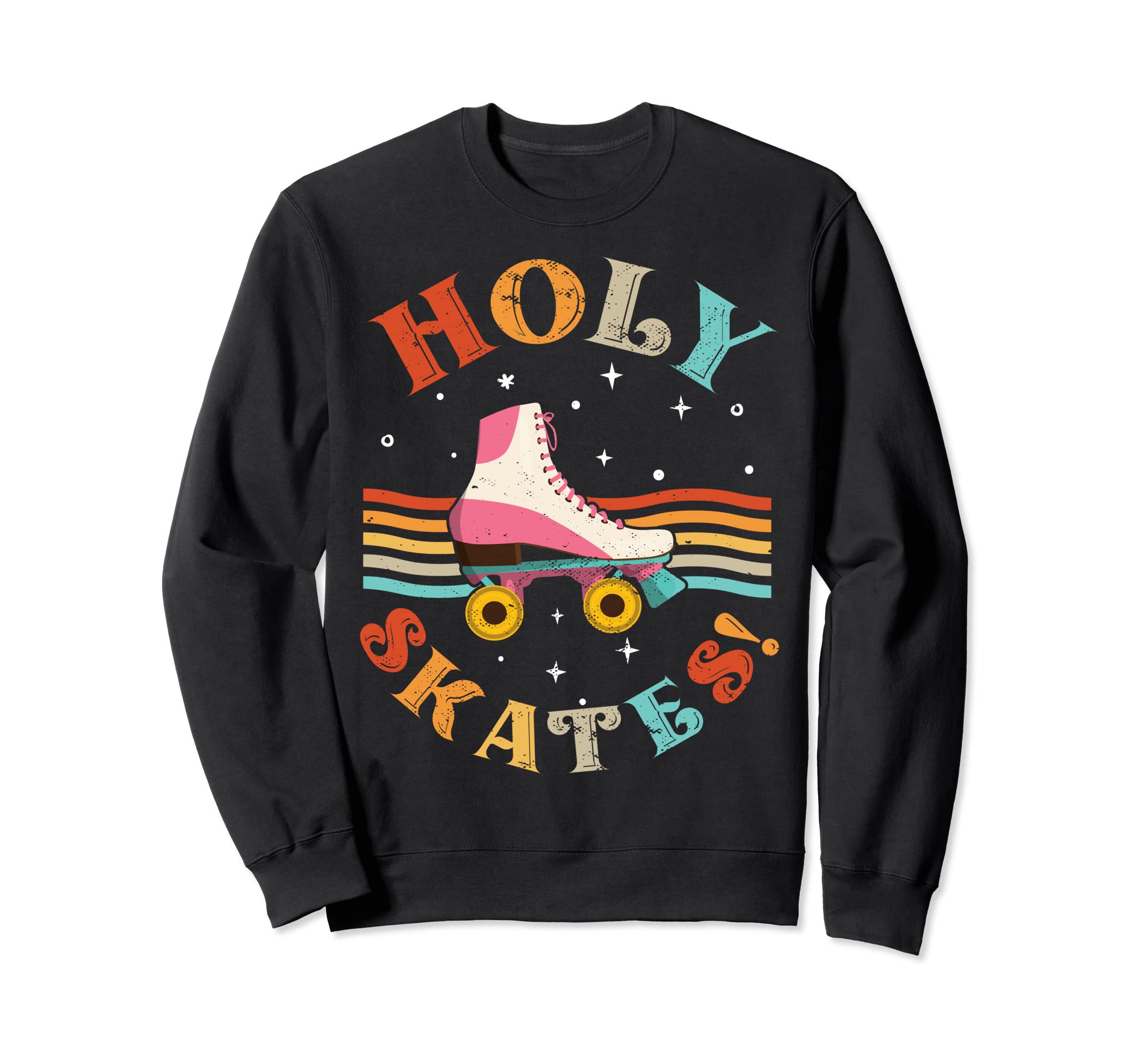 Funny Roller Skating Holy Skates Sweatshirt - Aesthetic Graphic for Adults - T-Shirt, Sweatshirt, Hoodie