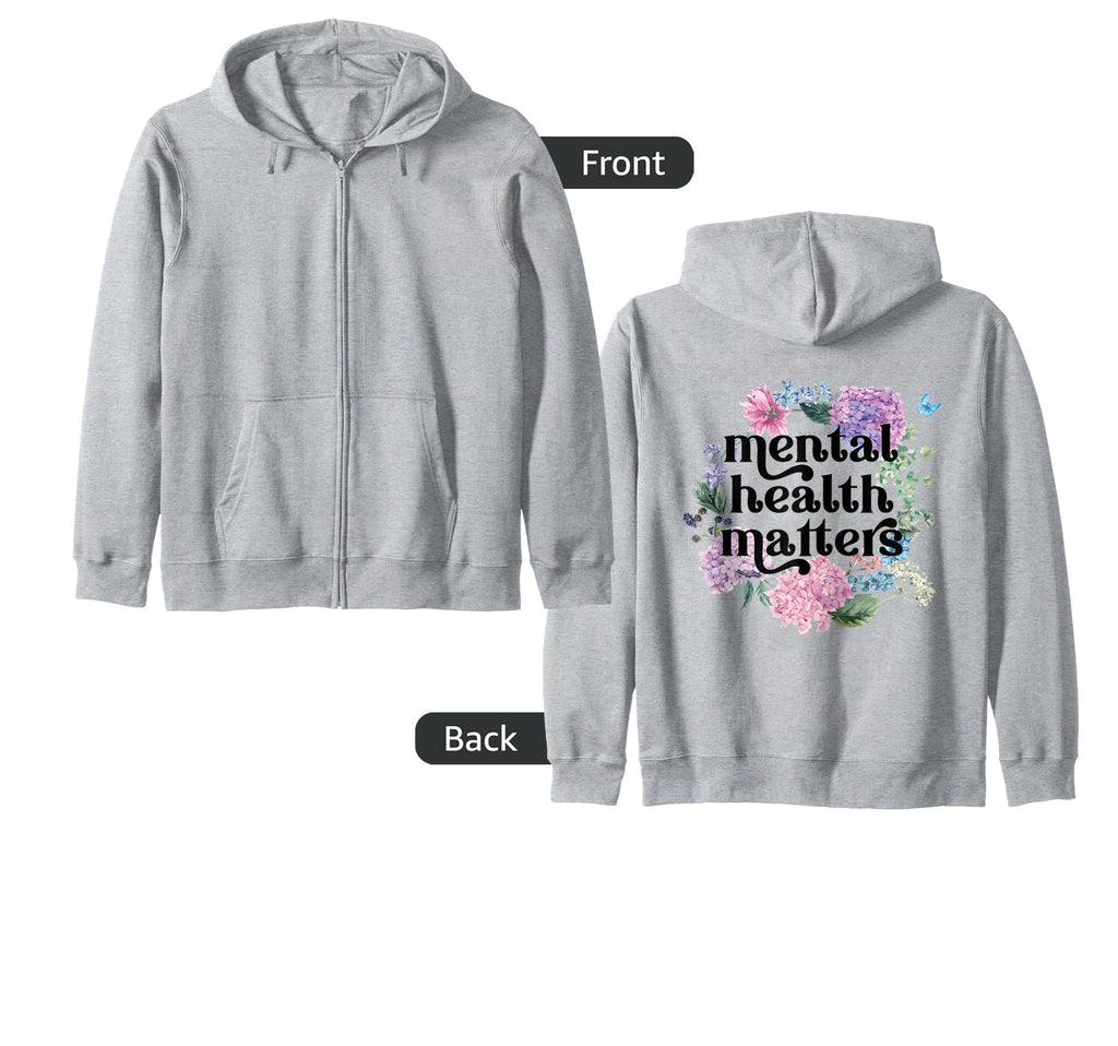 Mental Health Awareness Warrior Gifts Sweatshirt - Graphic Print Unisex - T-Shirt, Sweatshirt, Hoodie