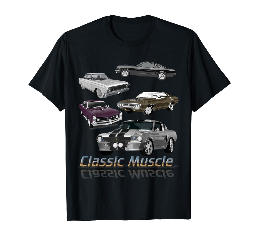 Muscle Maximum Horsepower Car Logo T-Shirt - Aesthetic Graphic for Adults - T-Shirt, Sweatshirt, Hoodie