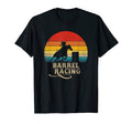 Barrel Racing Horse Riding Sunset Rodeo T-Shirt - Trendy Graphic Men Women - T-Shirt, Sweatshirt, Hoodie