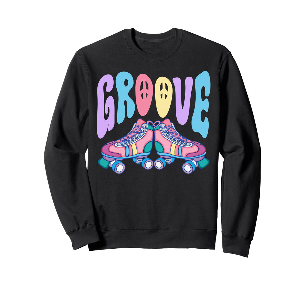 Roller Skating Skate 1970S Groove Sweatshirt - Minimalist Print Men Women - T-Shirt, Sweatshirt, Hoodie