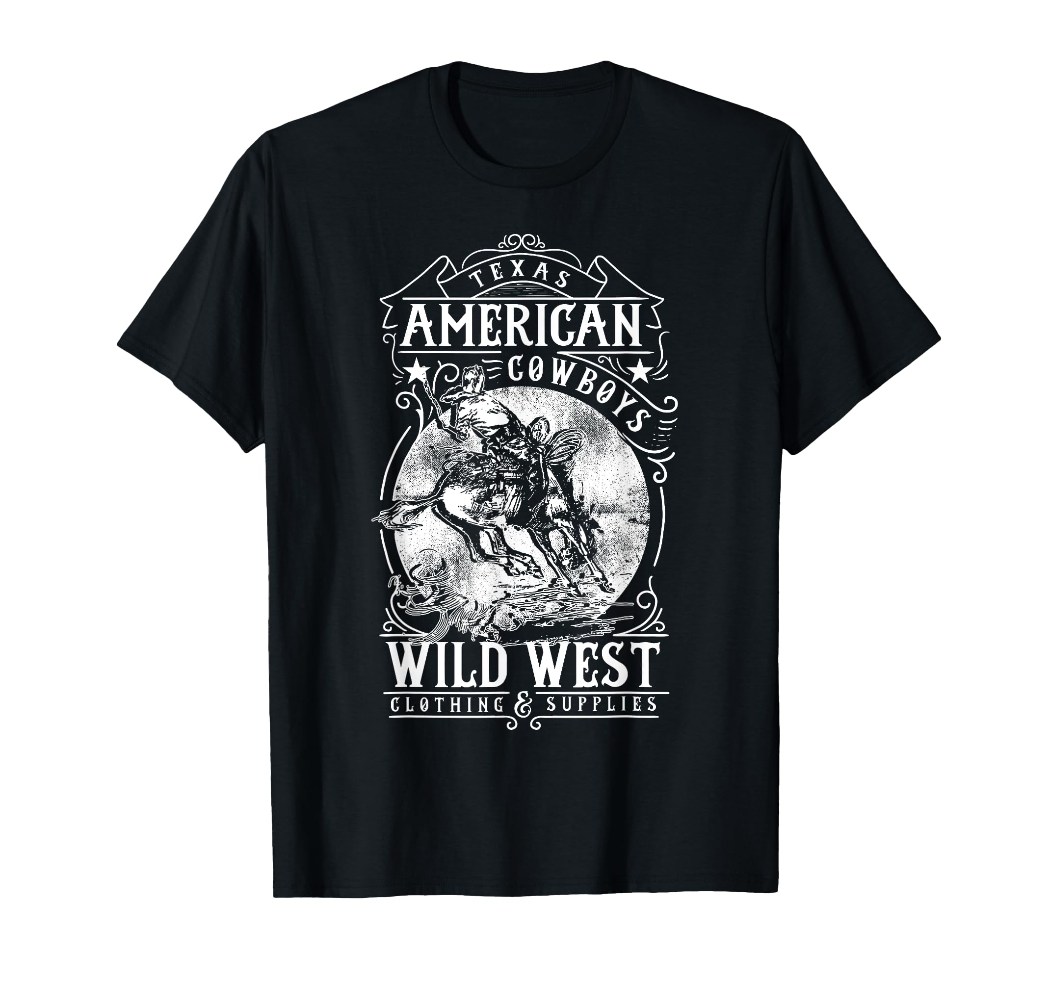 American Cowboys Wild West Cowboys T-Shirt - Minimalist Print for Adults - T-Shirt, Sweatshirt, Hoodie