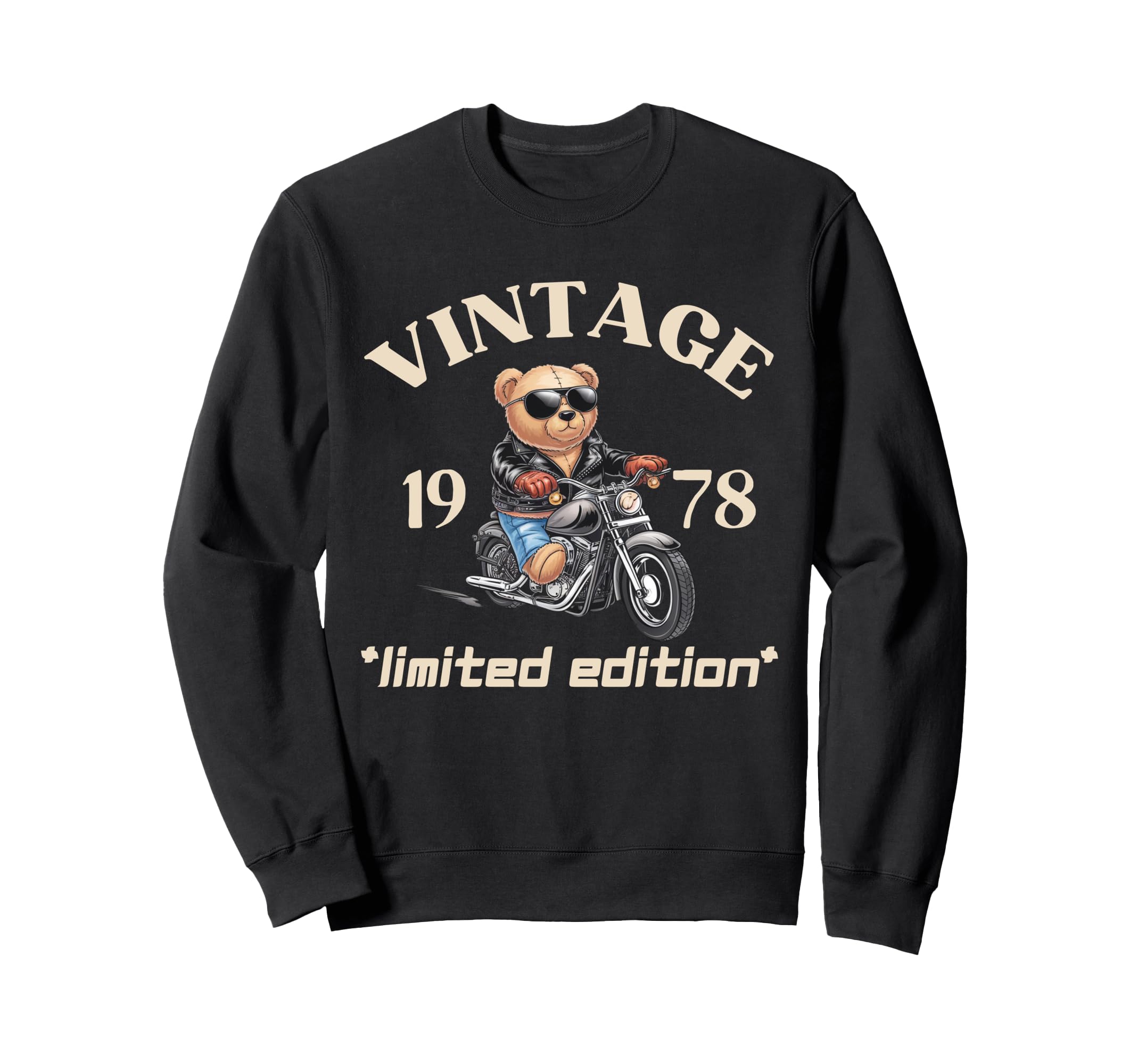 Mens Motorcycle 47Th Birthday 1978 Sweatshirt - Streetwear Style Men Women - T-Shirt, Sweatshirt, Hoodie
