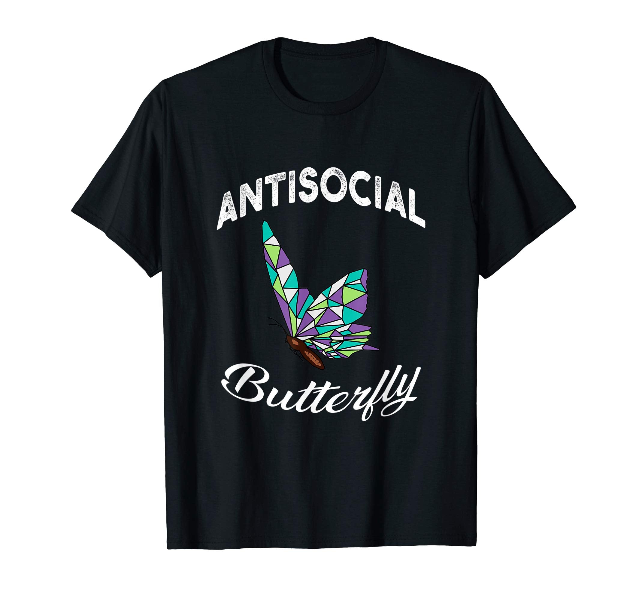 Antisocial Butterfly Introvert T-Shirt - Casual Everyday Wear for Adults - T-Shirt, Sweatshirt, Hoodie