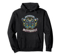 Antisocial Butterfly Hoodie - Casual Everyday Wear Unisex - T-Shirt, Sweatshirt, Hoodie