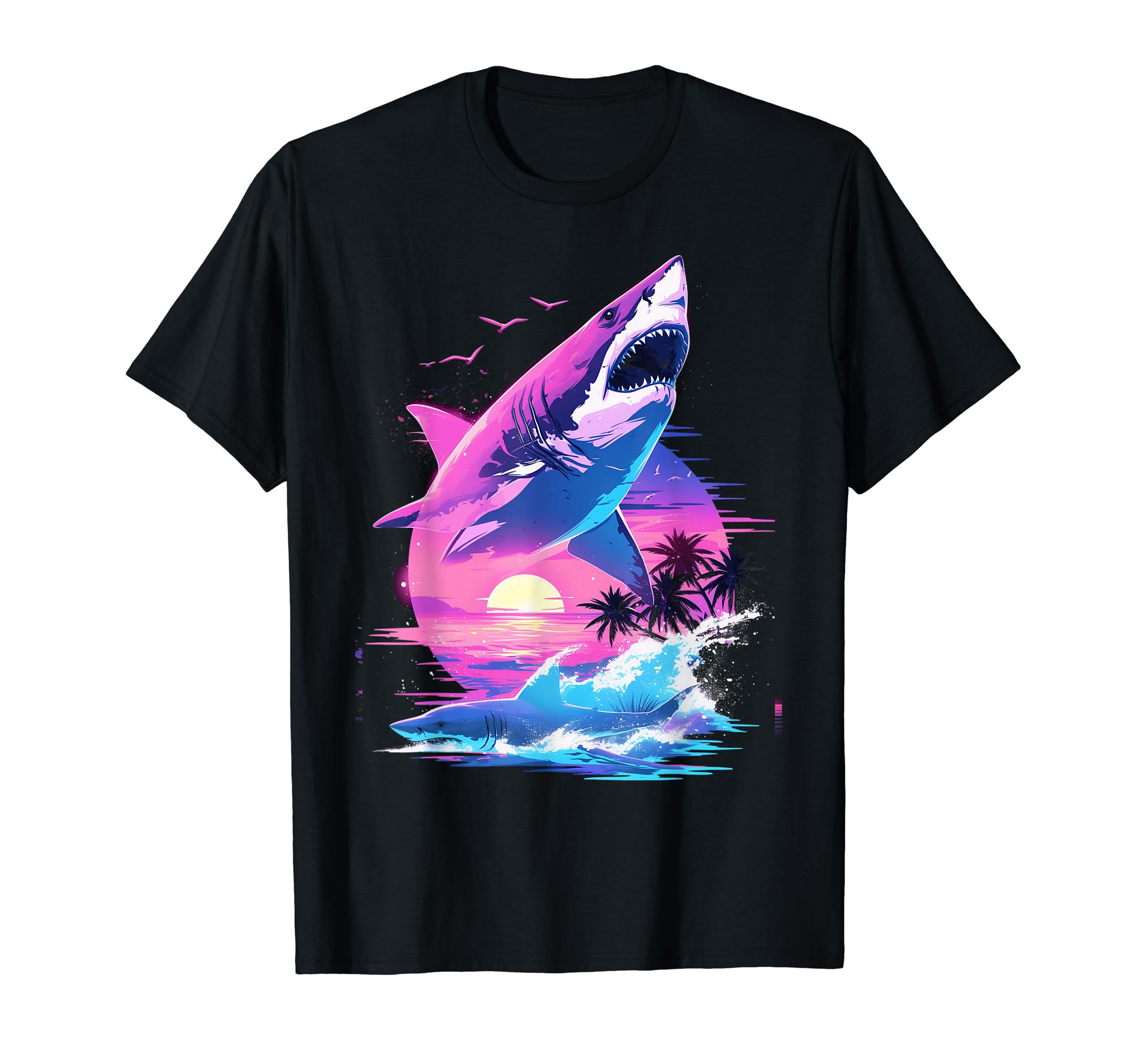 80S Vaporwave Synthwave Cyberpunk T-Shirt - Unique Graphic Unisex - T-Shirt, Sweatshirt, Hoodie