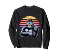 Silverback Gorilla Sunset 80S Sweatshirt - Novelty Apparel Men Women - T-Shirt, Sweatshirt, Hoodie