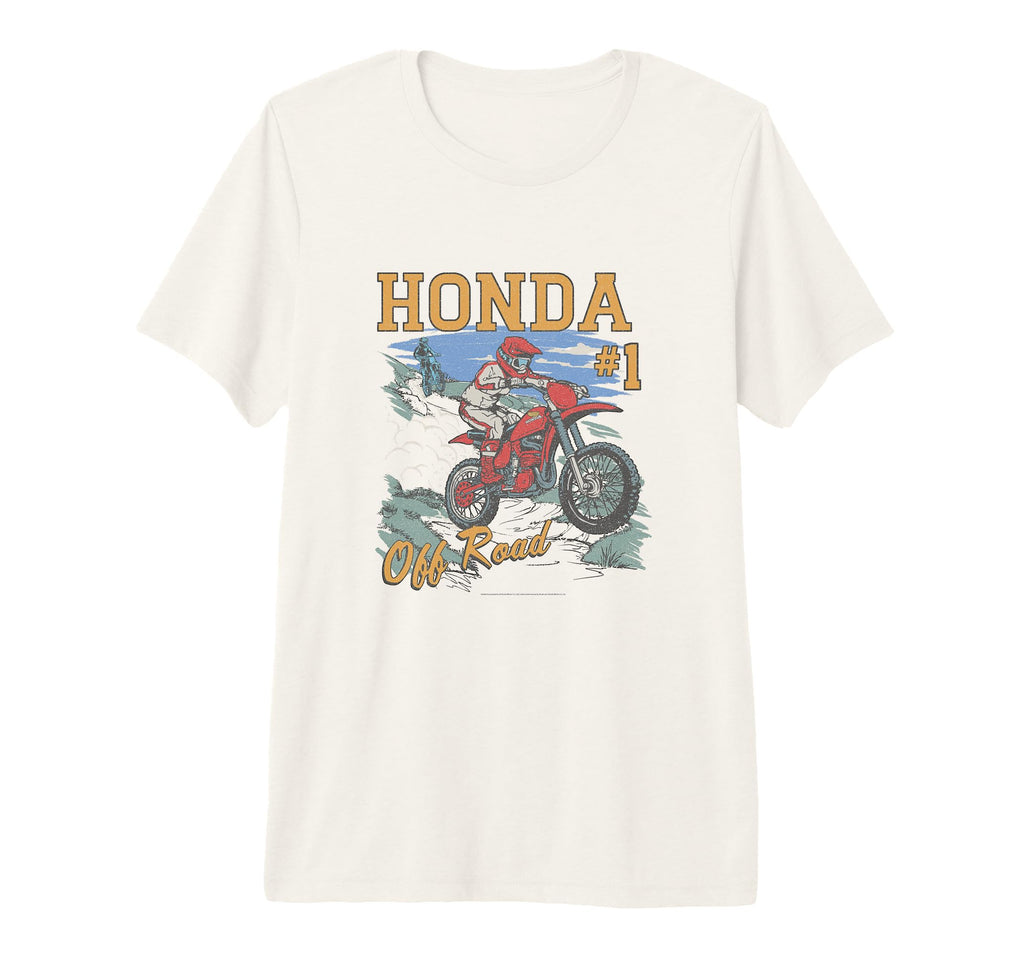 Honda Off Road Motorcycle Racing Tri T-Shirt - Casual Everyday Wear Unisex - T-Shirt, Sweatshirt, Hoodie