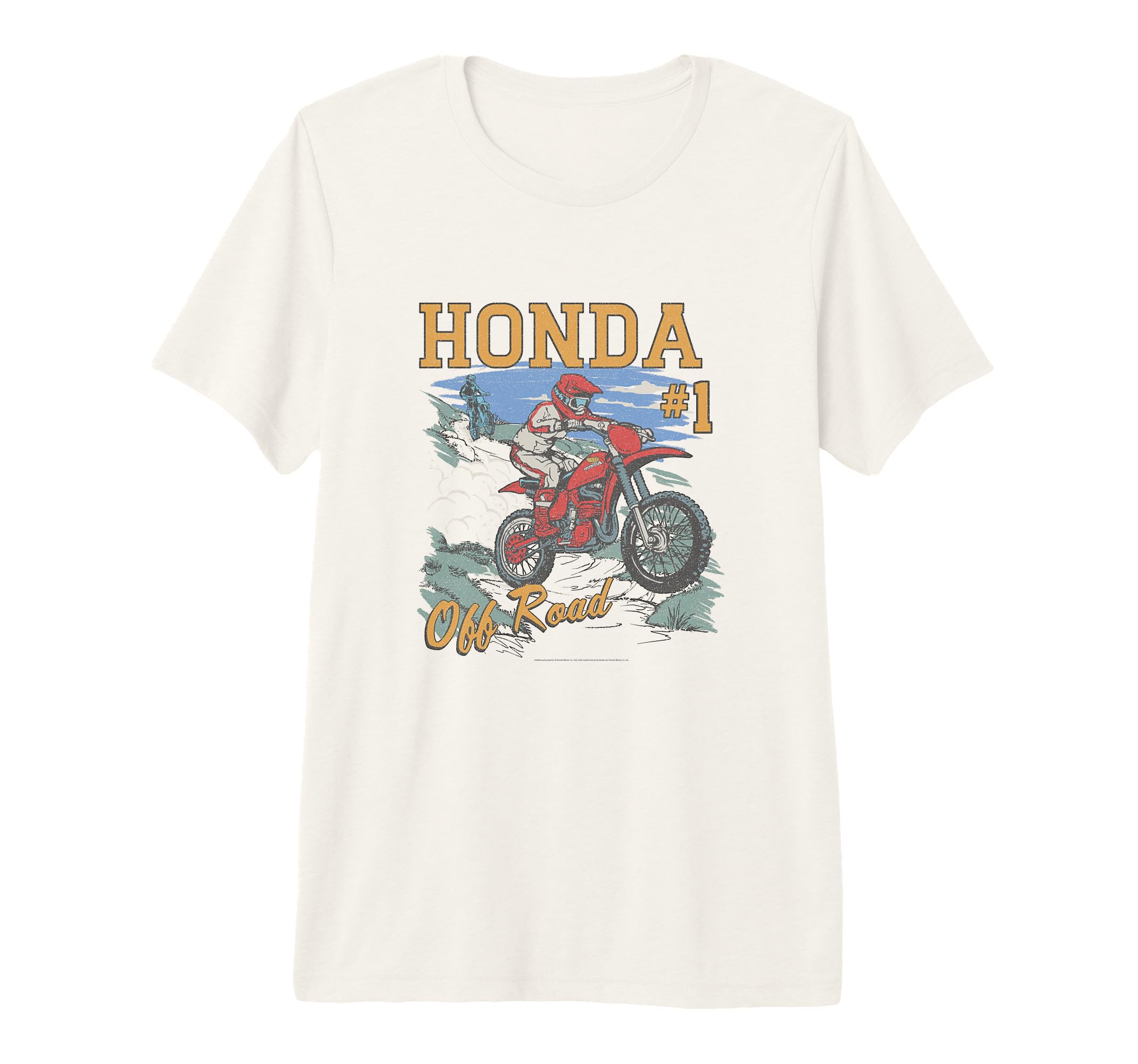 Honda Off Road Motorcycle Racing Tri T-Shirt - Casual Everyday Wear Unisex - T-Shirt, Sweatshirt, Hoodie