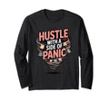 Hustle Side Panic Funny Anxious T-Shirt - Streetwear Style Men Women - T-Shirt, Sweatshirt, Hoodie