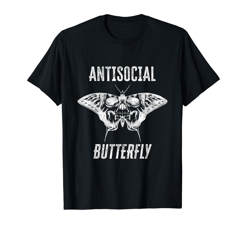 Funny Antisocial Butterfly Beautiful T-Shirt - Aesthetic Graphic Unisex - T-Shirt, Sweatshirt, Hoodie