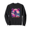Astronaut Beach 80S Synthwave Sweatshirt - Custom Art Print for Adults - T-Shirt, Sweatshirt, Hoodie