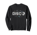 Black And White Disco Ball Club Sweatshirt - Novelty Apparel Men Women - T-Shirt, Sweatshirt, Hoodie