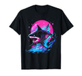 Vaporwave Aesthetic Shark 80S 90S T-Shirt - Aesthetic Graphic for Adults - T-Shirt, Sweatshirt, Hoodie