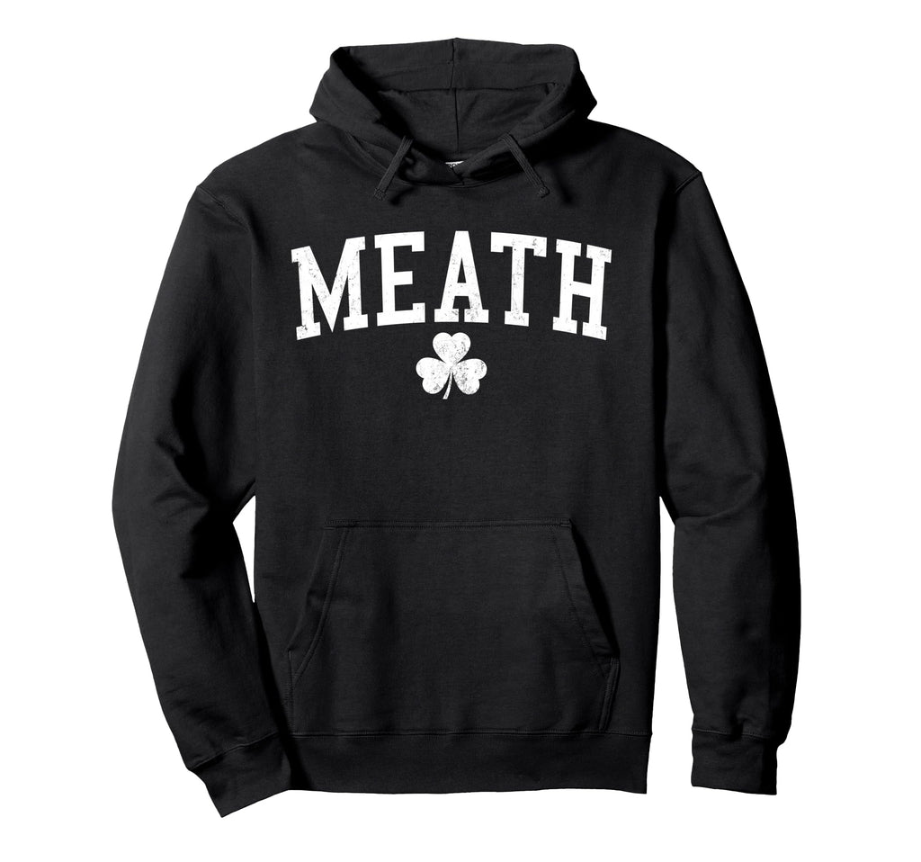 Meath Ireland St Patricks Day Distressed Hoodie - Streetwear Style Unisex - T-Shirt, Sweatshirt, Hoodie