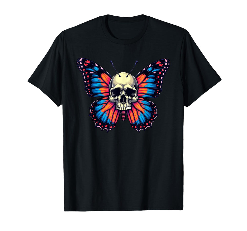 Antisocial Butterfly Funny Death Head T-Shirt - Trendy Graphic Men Women - T-Shirt, Sweatshirt, Hoodie