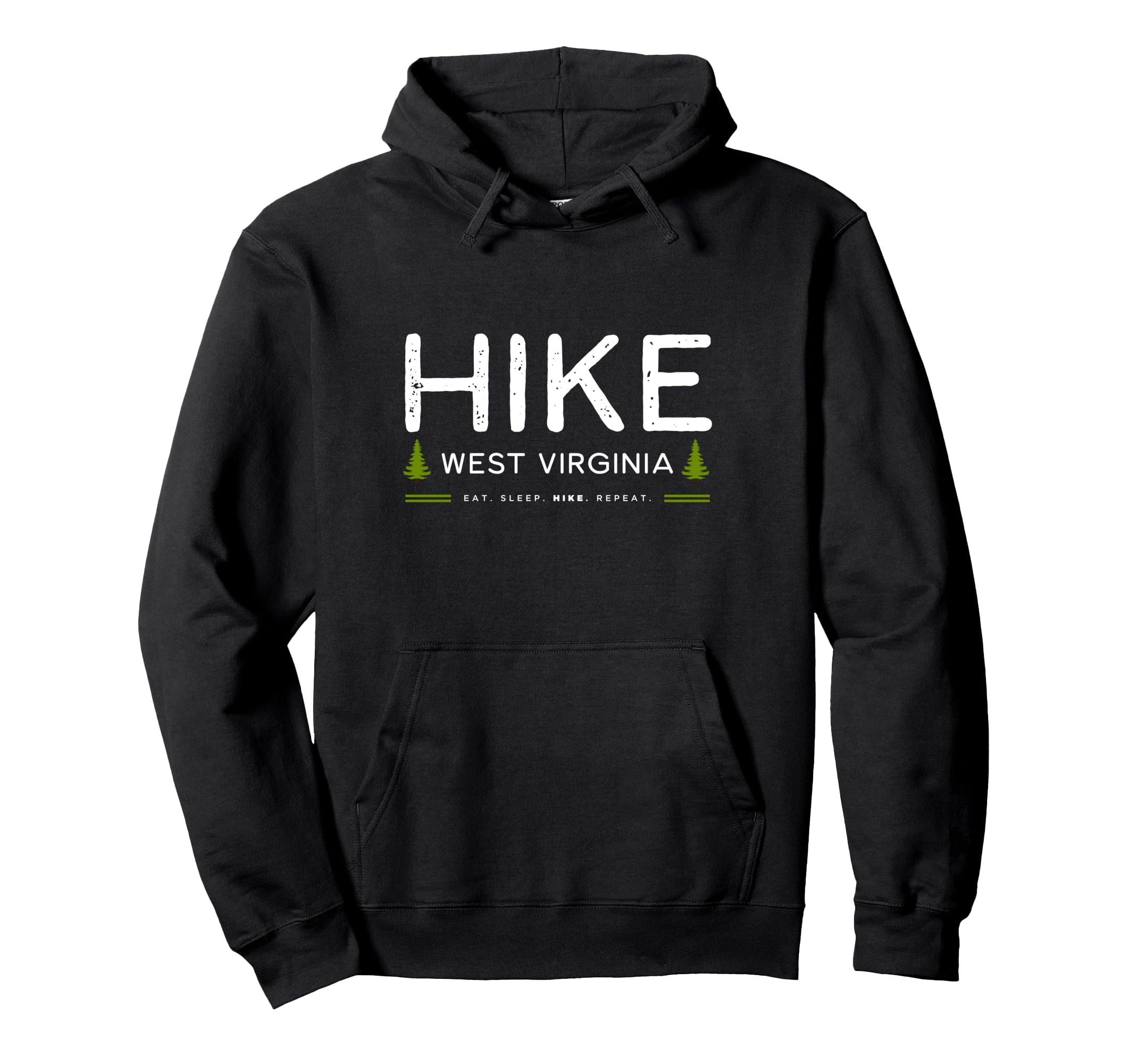 West Virginia Hike Tree Hoodie - Aesthetic Graphic Men Women - T-Shirt, Sweatshirt, Hoodie