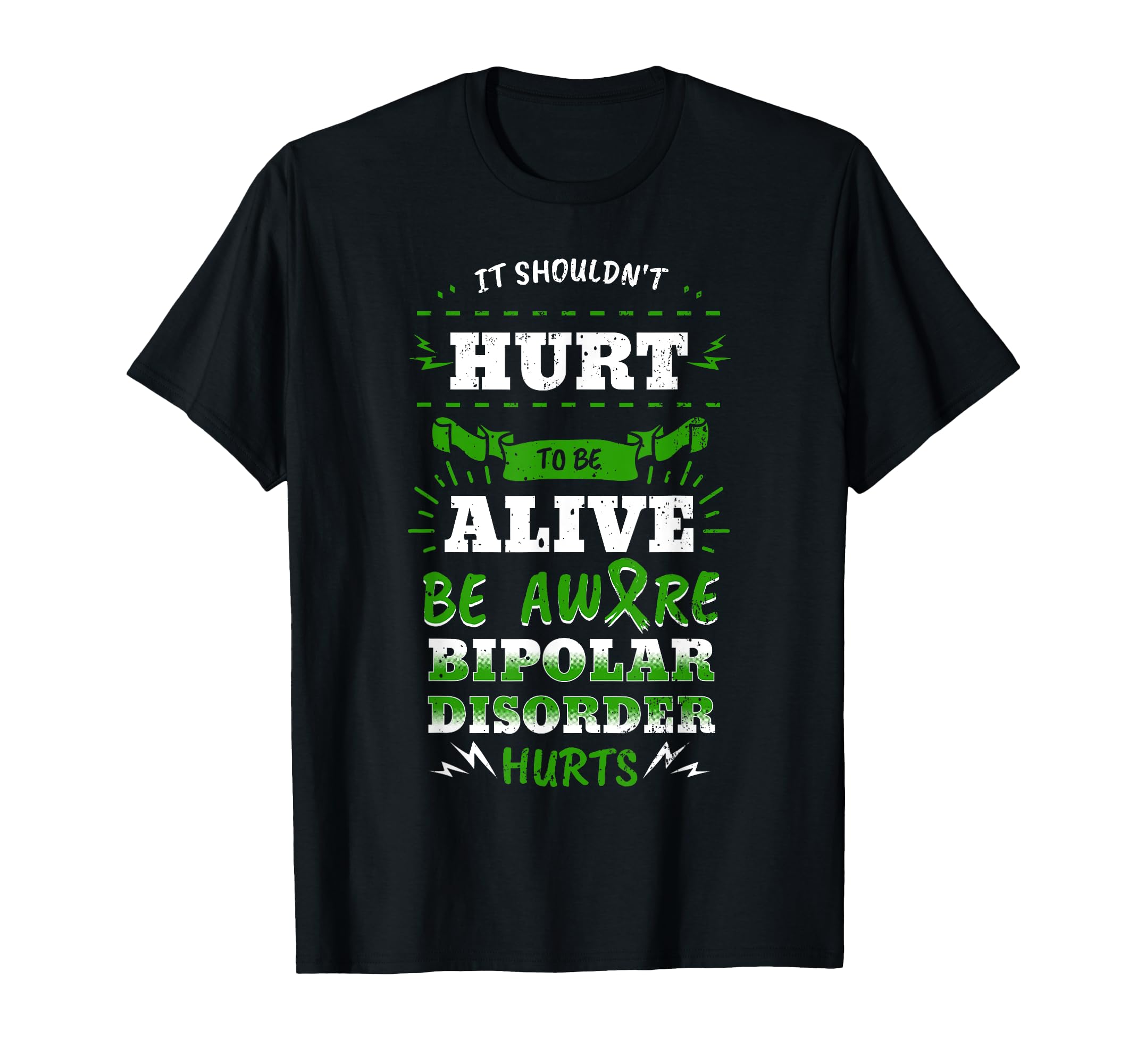 Bipolar Mania Mental Illness Anxiety T-Shirt - Custom Art Print for Adults - T-Shirt, Sweatshirt, Hoodie