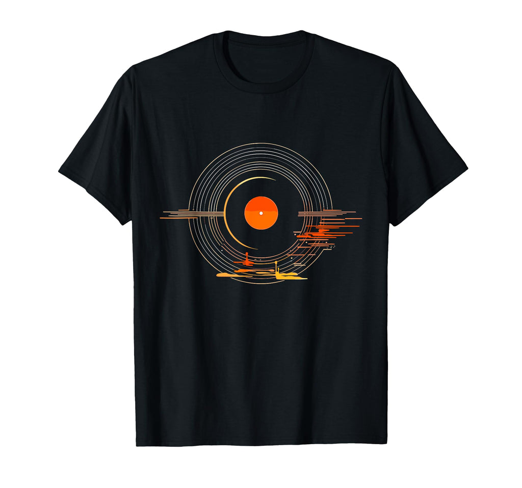 Turntable Vinyl Record Player Sketch T-Shirt - Aesthetic Graphic Unisex - T-Shirt, Sweatshirt, Hoodie