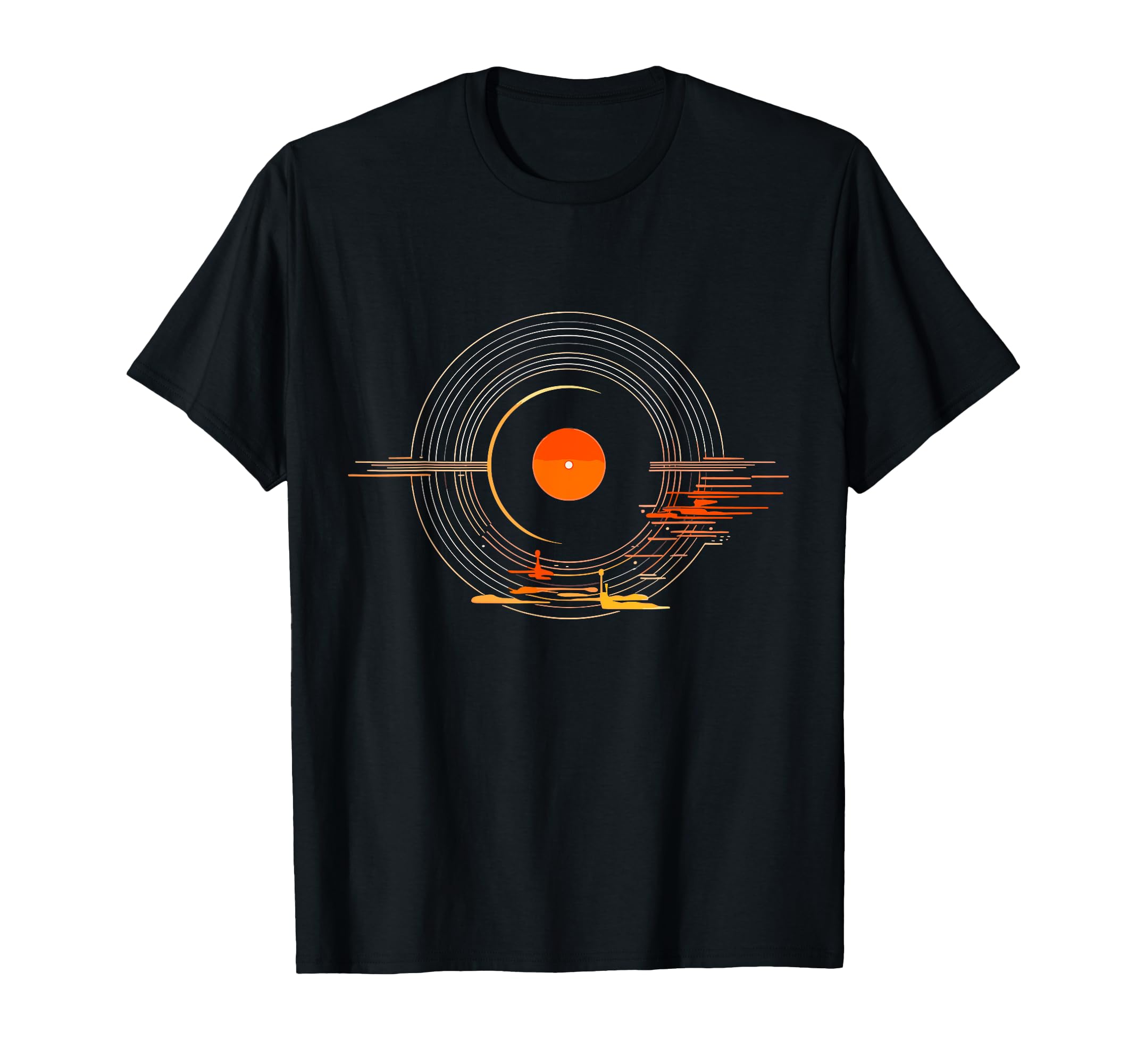 Turntable Vinyl Record Player Sketch T-Shirt - Aesthetic Graphic Unisex - T-Shirt, Sweatshirt, Hoodie