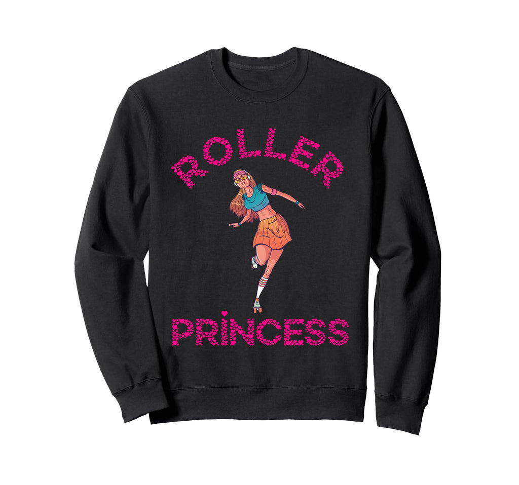 Roller Princess Roller Skating Sweatshirt - Custom Art Print for Adults - T-Shirt, Sweatshirt, Hoodie