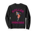 Roller Princess Roller Skating Sweatshirt - Custom Art Print for Adults - T-Shirt, Sweatshirt, Hoodie