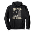 Vinyl Record Player Music Keeping It Hoodie - Minimalist Print Men Women - T-Shirt, Sweatshirt, Hoodie