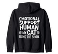 Emotional Support Human Do Not Pet Sweatshirt - Minimalist Print Men Women - T-Shirt, Sweatshirt, Hoodie