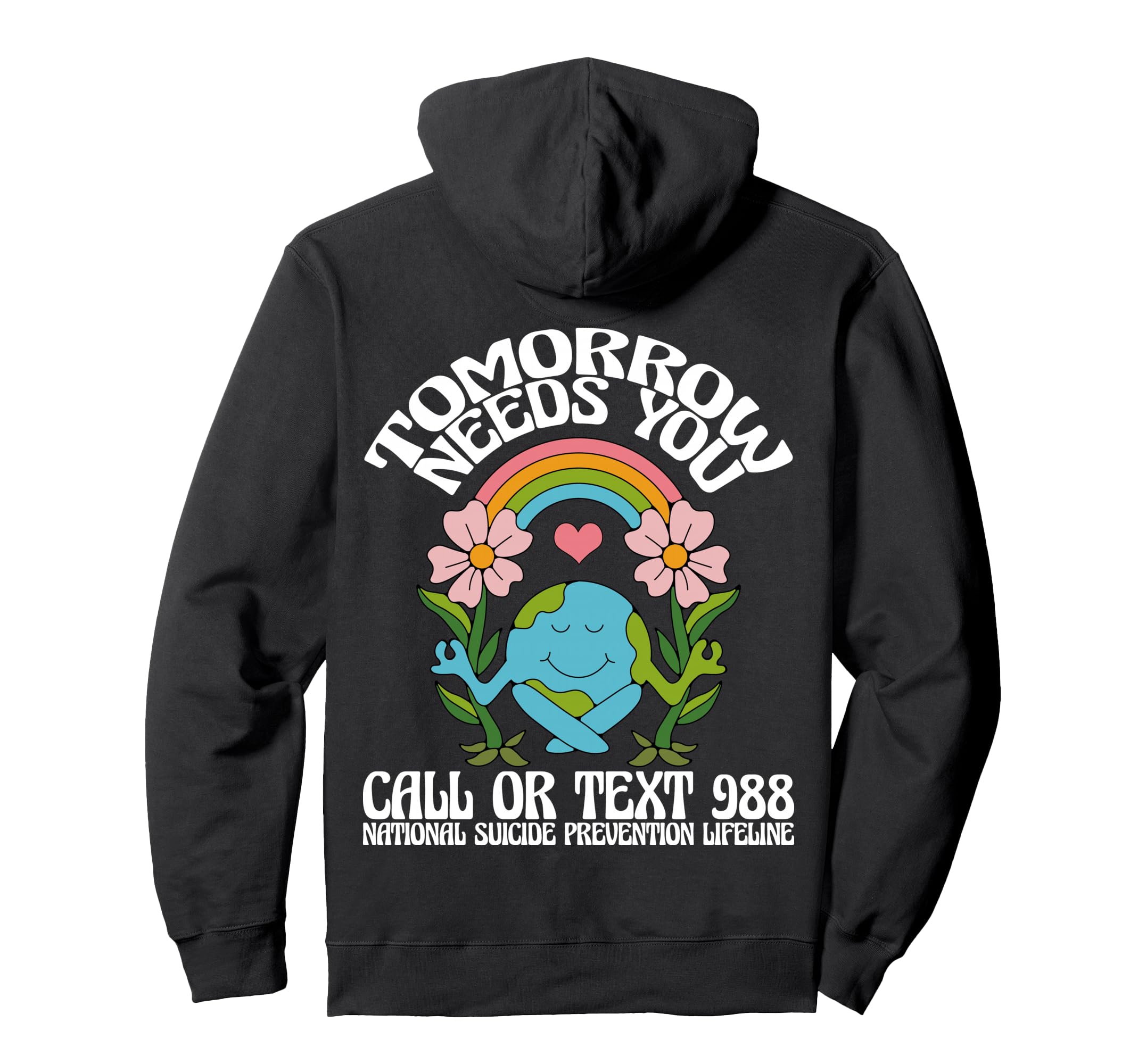 Tomorrow Needs You 988 Suicide Hoodie - Trendy Graphic for Adults - T-Shirt, Sweatshirt, Hoodie