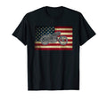 Motorcycle Usa American Flag T-Shirt - Novelty Apparel Men Women - T-Shirt, Sweatshirt, Hoodie