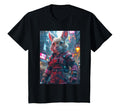 Synthwave Retrowave Rabbit 70S 80S T-Shirt - Custom Art Print Unisex - T-Shirt, Sweatshirt, Hoodie