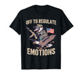 Off To Regulate Emotions Opossum T-Shirt - Aesthetic Graphic Men Women - T-Shirt, Sweatshirt, Hoodie