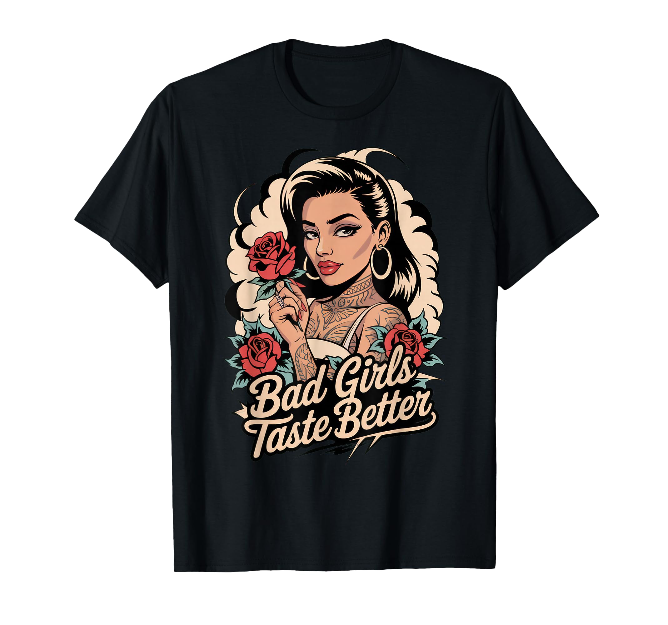 Bad Taste Better Tattoo Lover Halloween T-Shirt - Fun Novelty Design Unisex - T-Shirt, Sweatshirt, Hoodie