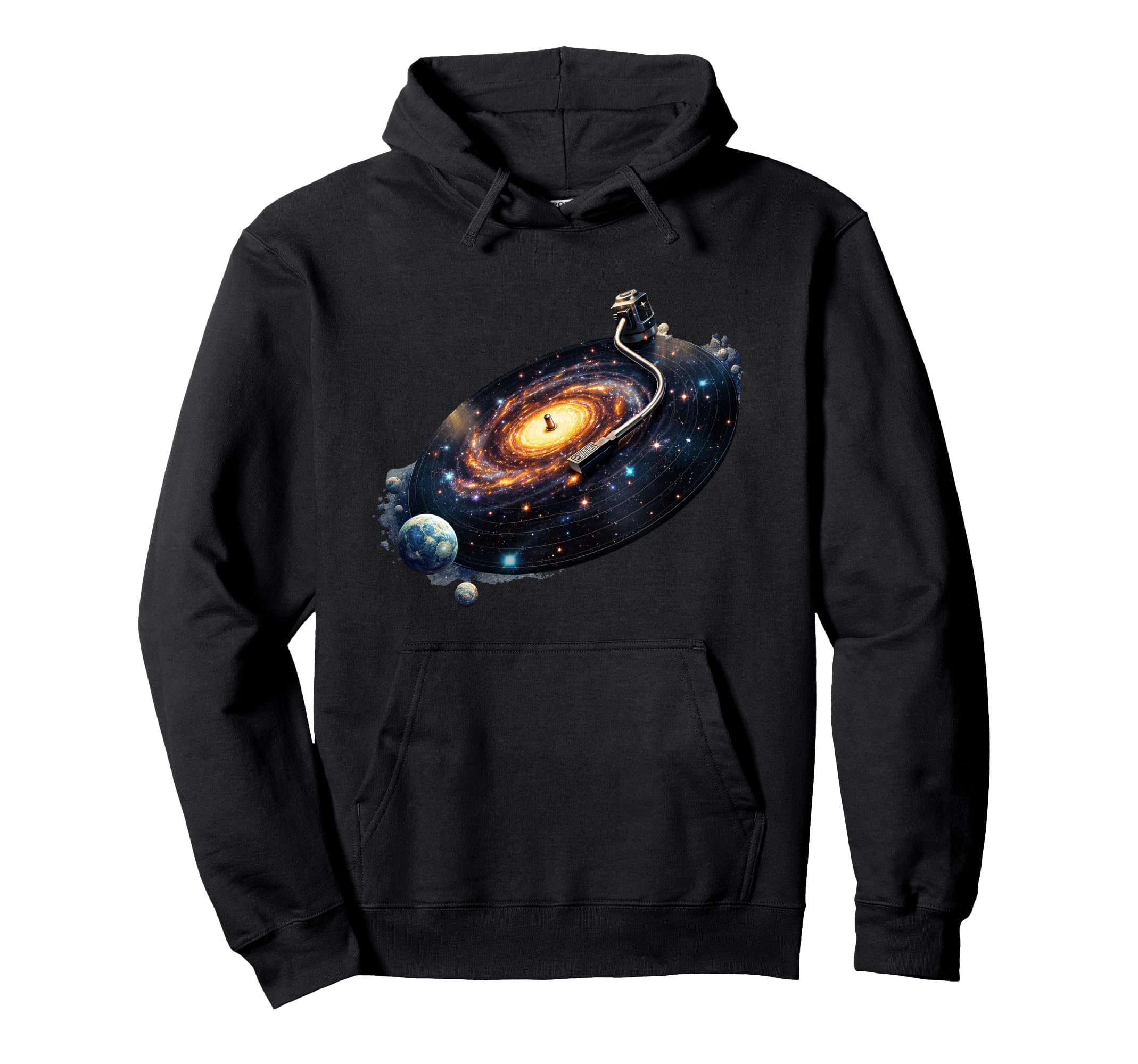 Vinyl Music Record Player Sweatshirt - Casual Everyday Wear for Adults - T-Shirt, Sweatshirt, Hoodie