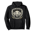 Golden Retriever Mom Biker Wings Hoodie - Trendy Graphic for Adults - T-Shirt, Sweatshirt, Hoodie