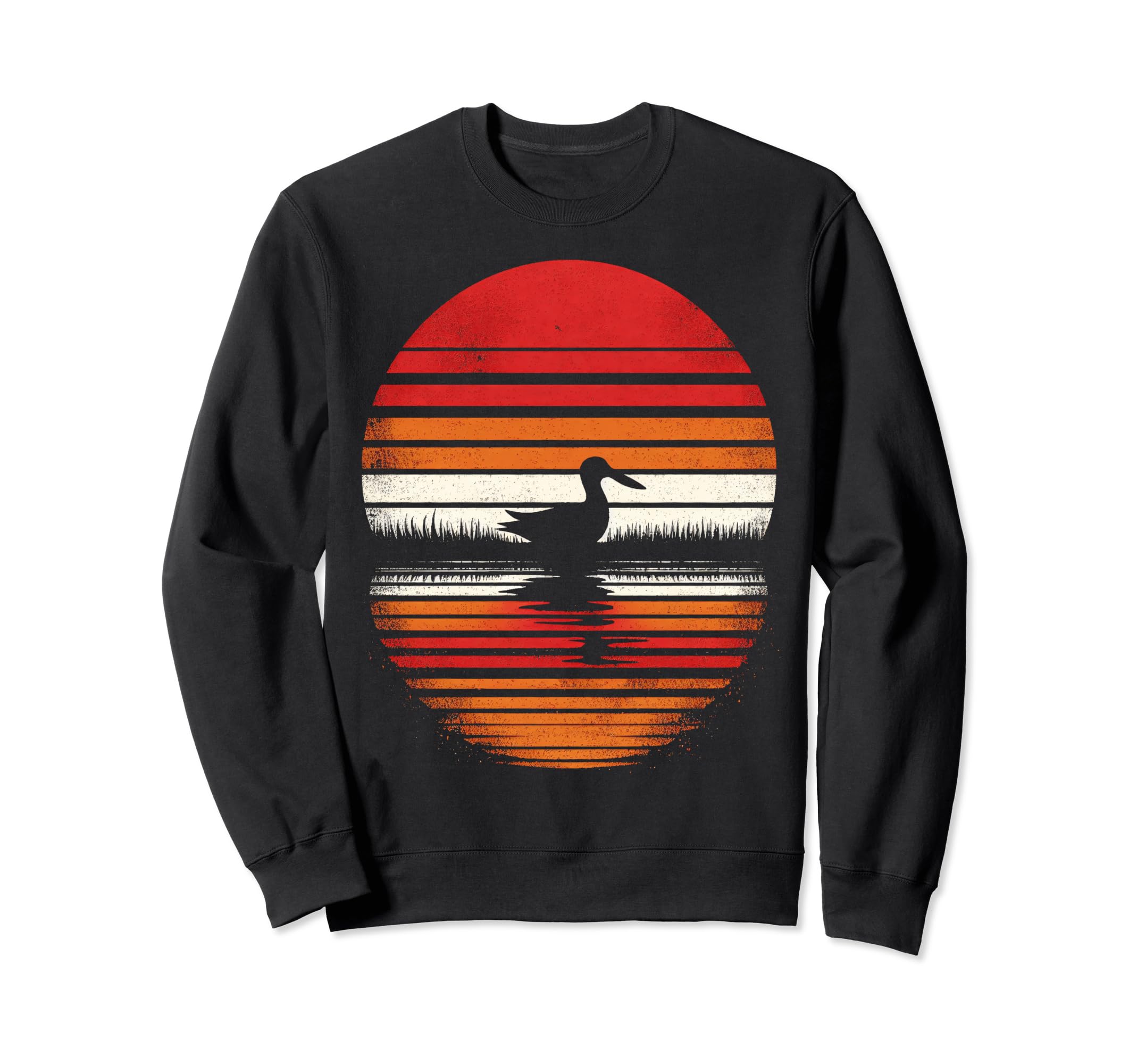 Shoveler Bird Sunset Safari 70S Sweatshirt - Aesthetic Graphic Unisex - T-Shirt, Sweatshirt, Hoodie