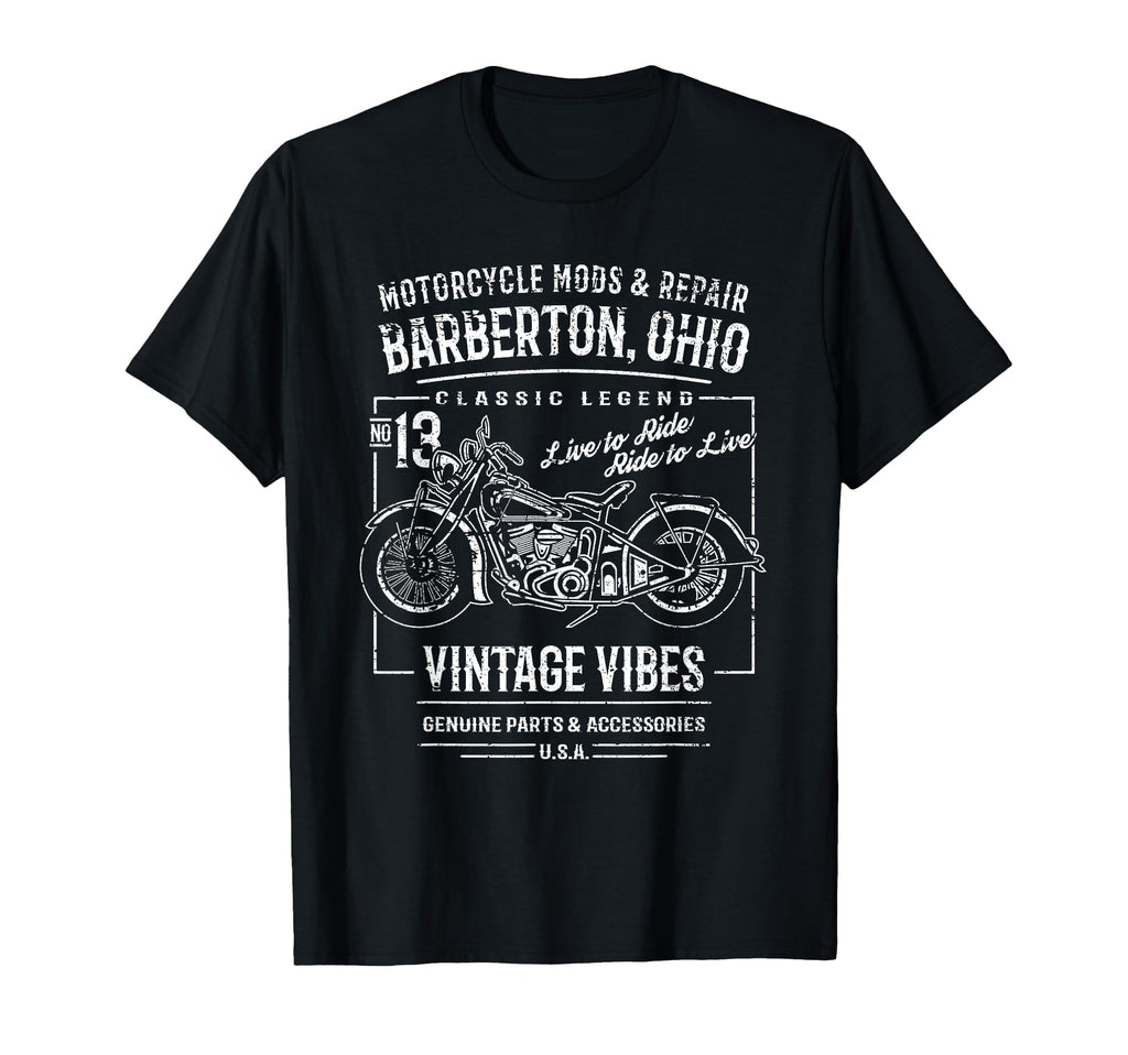 Barberton Oh Usa Distressed T-Shirt - Custom Art Print for Adults - T-Shirt, Sweatshirt, Hoodie