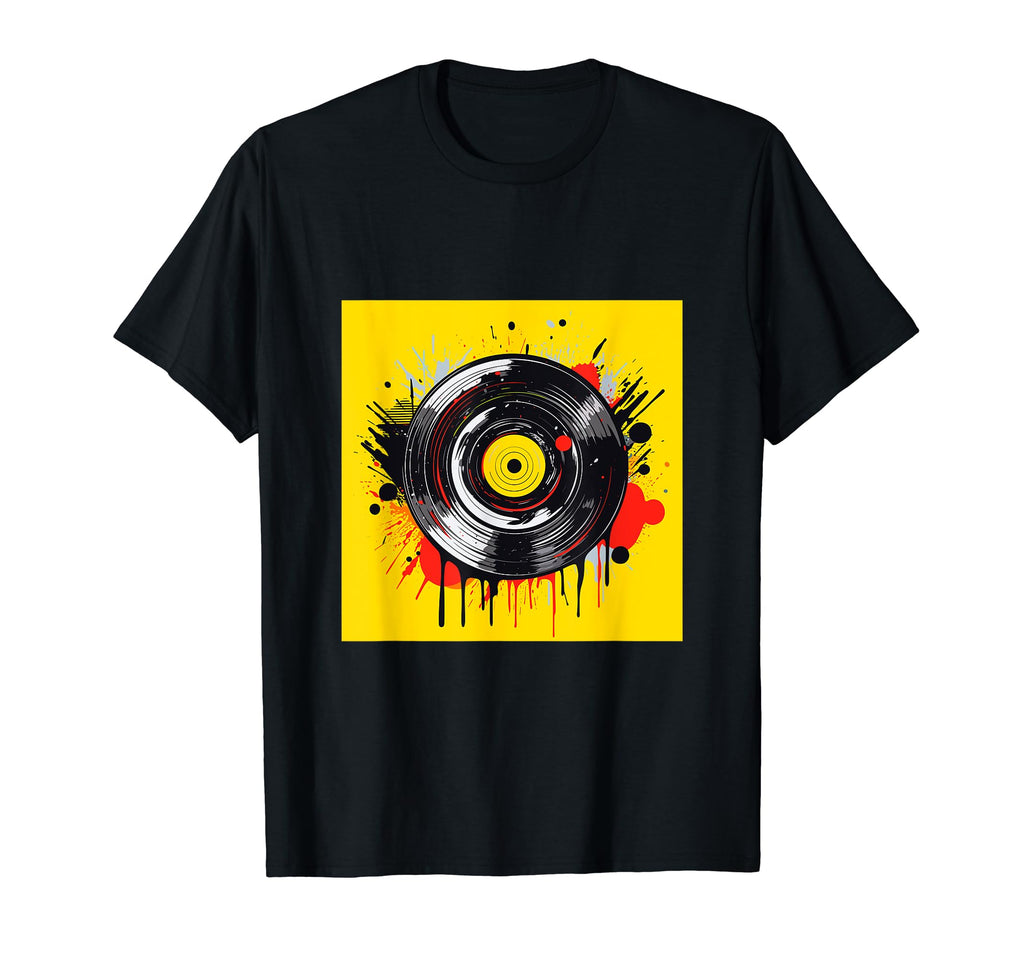 Vinyl Record Player Dj Music T-Shirt - Aesthetic Graphic Unisex - T-Shirt, Sweatshirt, Hoodie