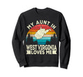 My Aunt West Virginia Loves Me West Sweatshirt - Trendy Graphic Unisex - T-Shirt, Sweatshirt, Hoodie